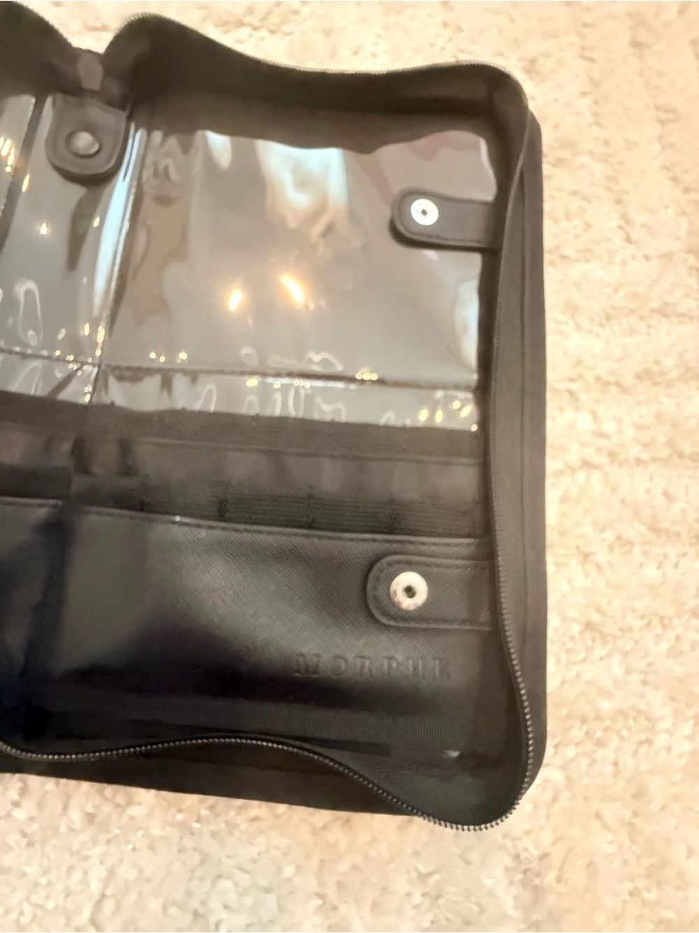 NWOT - Morphe Make-Up Brush Monogrammed Travel Organizer - Picture 3 of 5